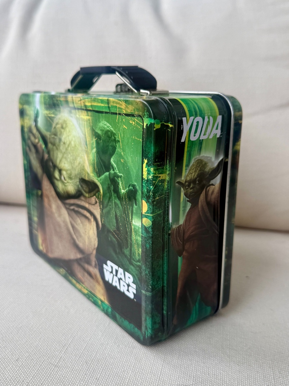 2010 Star Wars Yoda Jedi Master Metal Lunch Box Tin